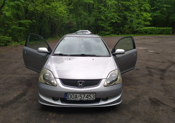 Honda Civic cena 8200 przebieg: 160000, rok produkcji 2005 z Wrocław małe 79